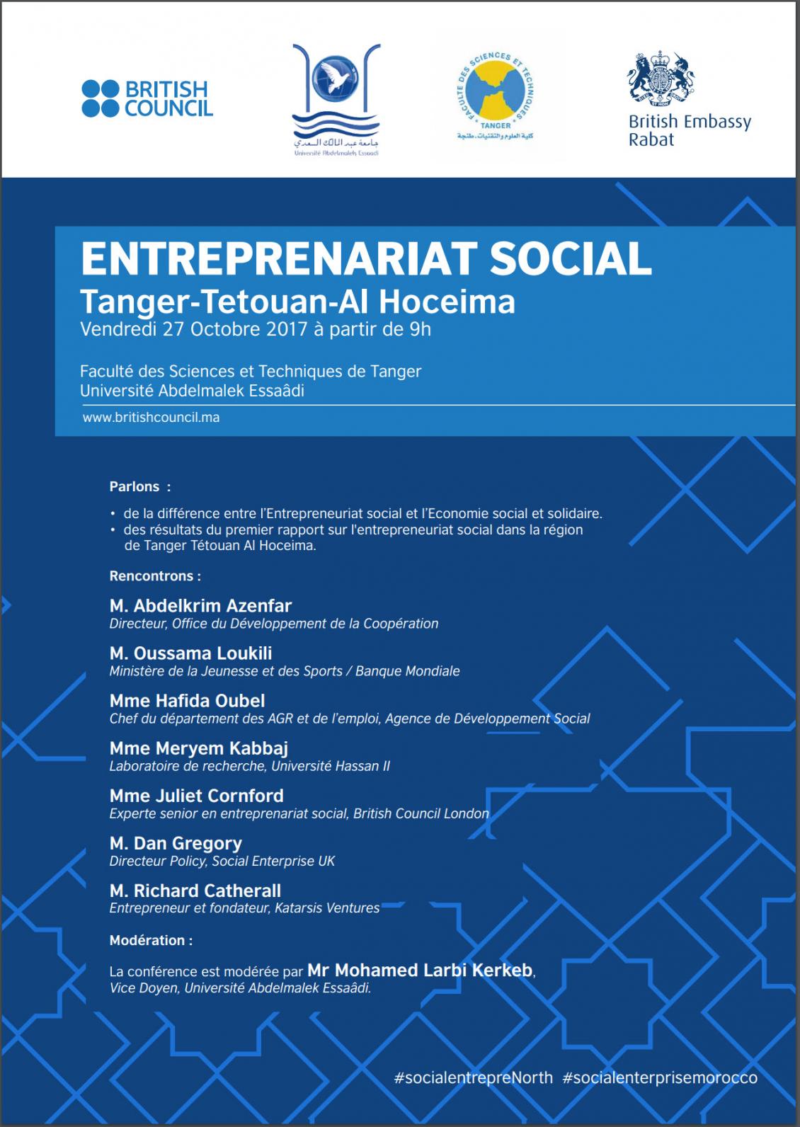 ENTREPRENARIAT SOCIAL Tanger-Tetouan-Al Hoceima